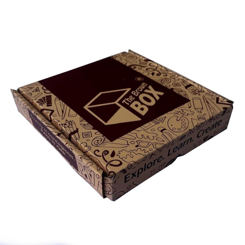 The brown box Dinosaur Painting Kit for Kids,Arts and Crafts for Kids Ages 6-8, 8-12,Gifts for Boys and Girls,Hobby kit,DIY Activity Kit,Art Kit (Dinosaur),Educational Toys for Kids,MDF Cutouts - Haoser