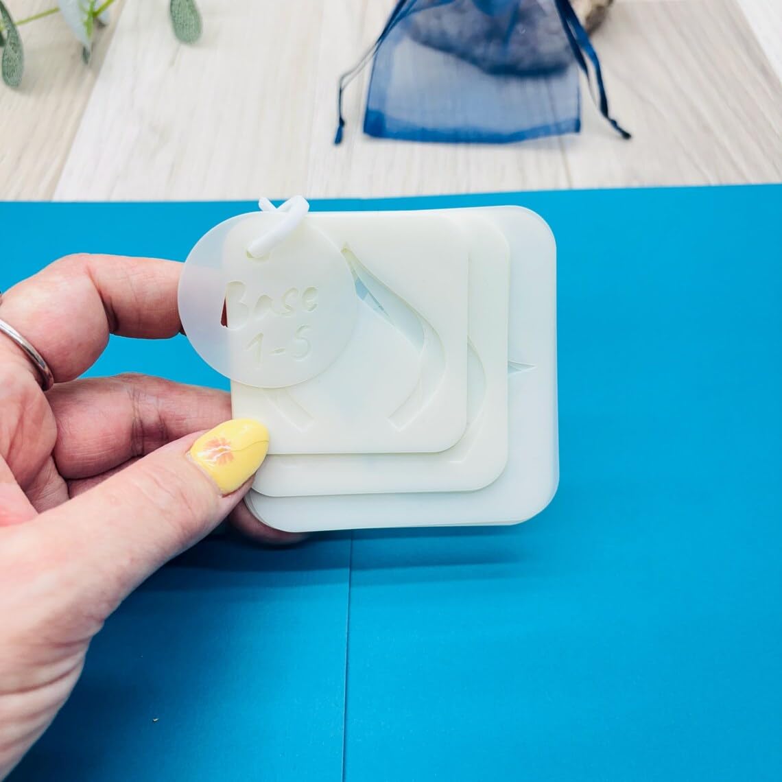 15 Pcs Mandala Dot Art Stencil Set – 2.17 Inch Reusable Geometric Drawing Templates | Swoosh & Model Base for Painting, Rock Art, DIY Craft & Rangoli Designs – Plastic Stencils