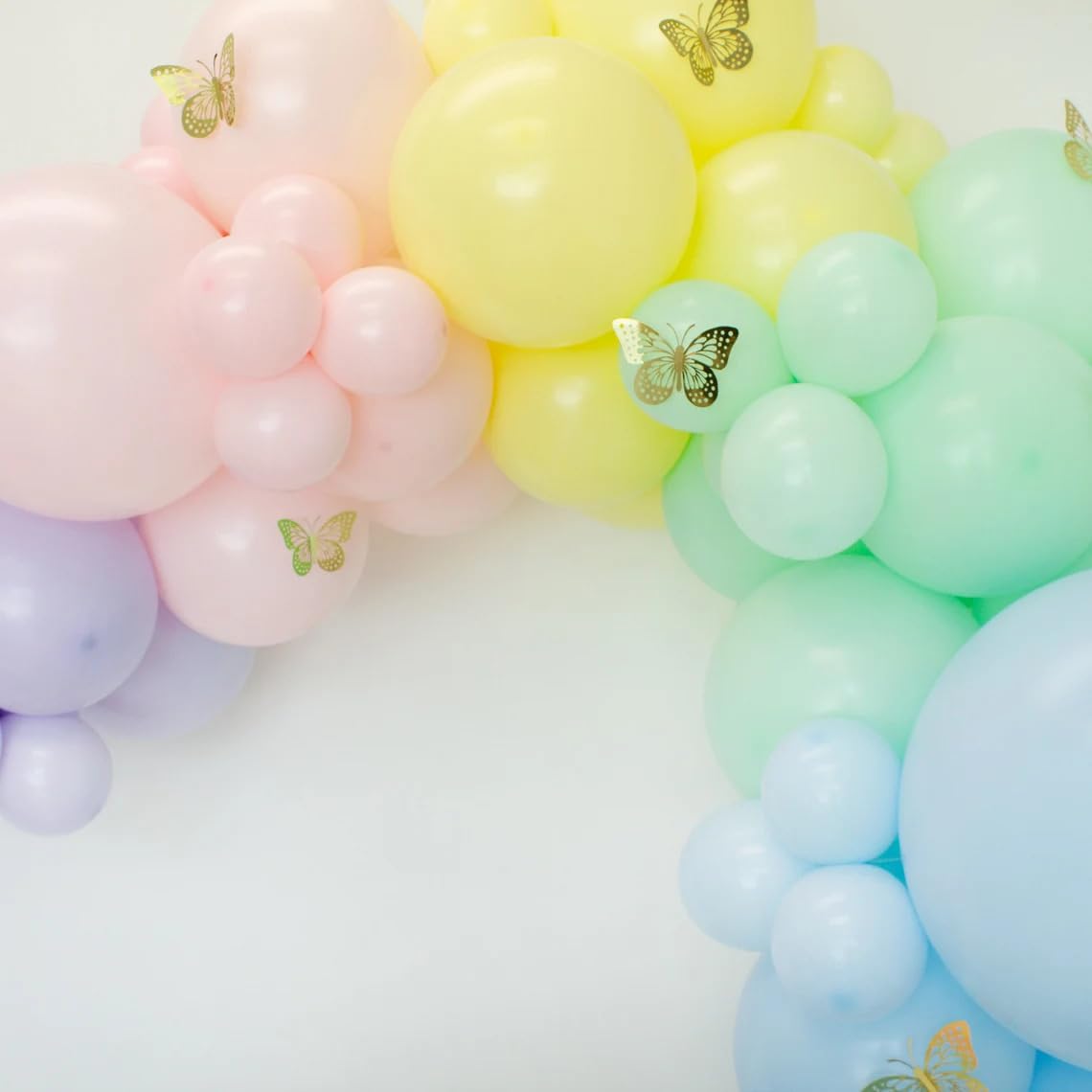 3D Butterfly Wall Decor – Set of 18 Metallic Butterflies in Gold, Silver & Rose Gold