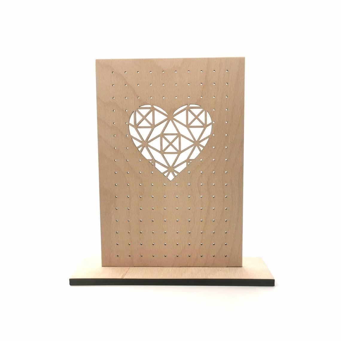 Haoser Wooden Earring Display Stand, Honeycomb Earring Organizer Earring Display Wood Hanging Jewelry Organizer for Stud Earrings (Earring Holder-5) - Haoser