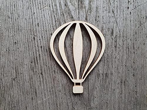 Haoser 3mm Wooden Ballon Cutouts for Scrapbooking Arts Crafts DIY Decoration Display Décor - Haoser