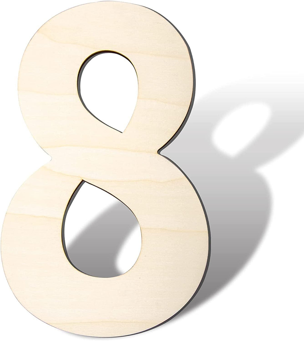 Haoser Blank Wooden Number Unfinished Wood Slices Sign Board for DIY Craft Projects Home Sign Wall Birthday Wedding Party Decoration,Wooden Numbers for Craft. - Haoser
