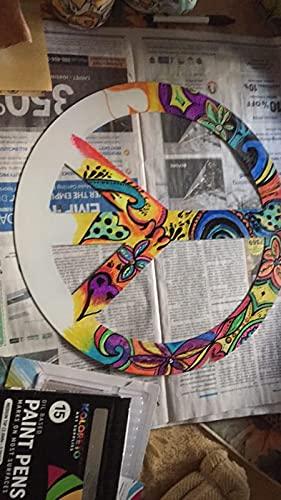 Haoser 10 Pcs Unfinished Wood Blank Shapes, 4mm Thick Wooden Cutout for DIY Craft Projects, Hanging Decorations, Panting - Haoser