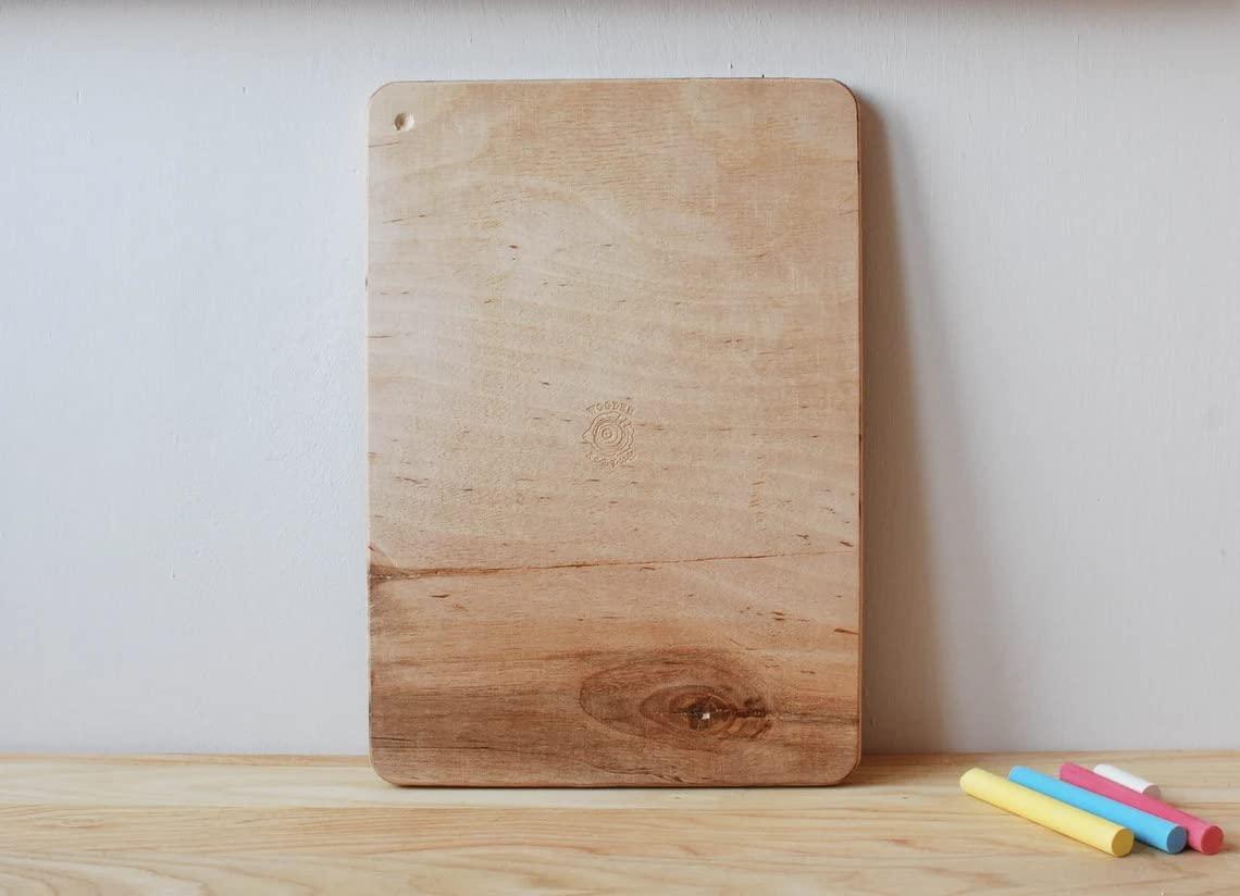 Haoser Wooden Tablet with Chalk Board // Creative Toy for Kids // Drawing Pad //Black Board Slate for Kids .(Chalk are not Included) - Haoser