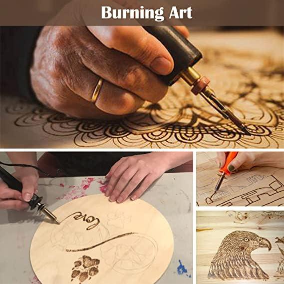 Haoser 5 Round Circle MDF Pine Wood 12 in MDF Boards for Art and Craft - 2.5mm Unfinished Round Wood Slices for Resin Art, Mandala Art,Pyrography, Painting, Plain Pine MDF Coasters -5 Pice - Haoser