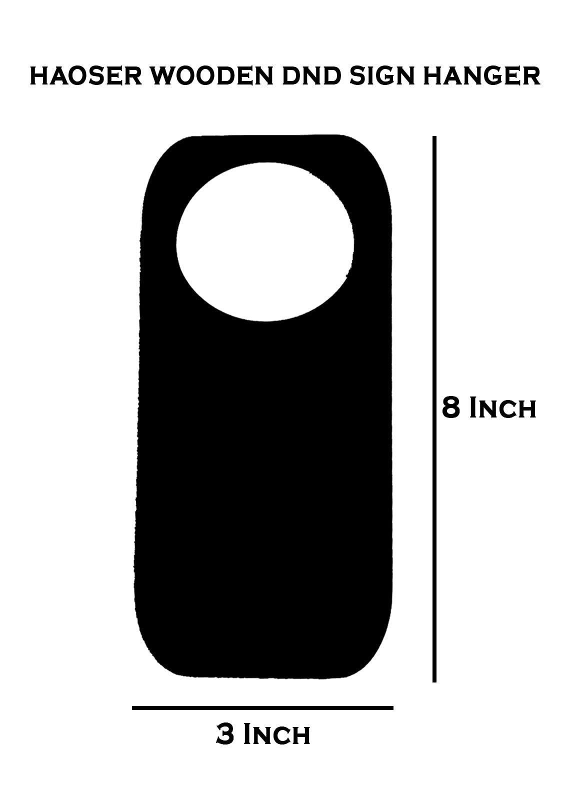 Haoser Do Not Disturb Hanger Sign Ideal for Office Home, Clinic, Class and Meeting Session - Haoser