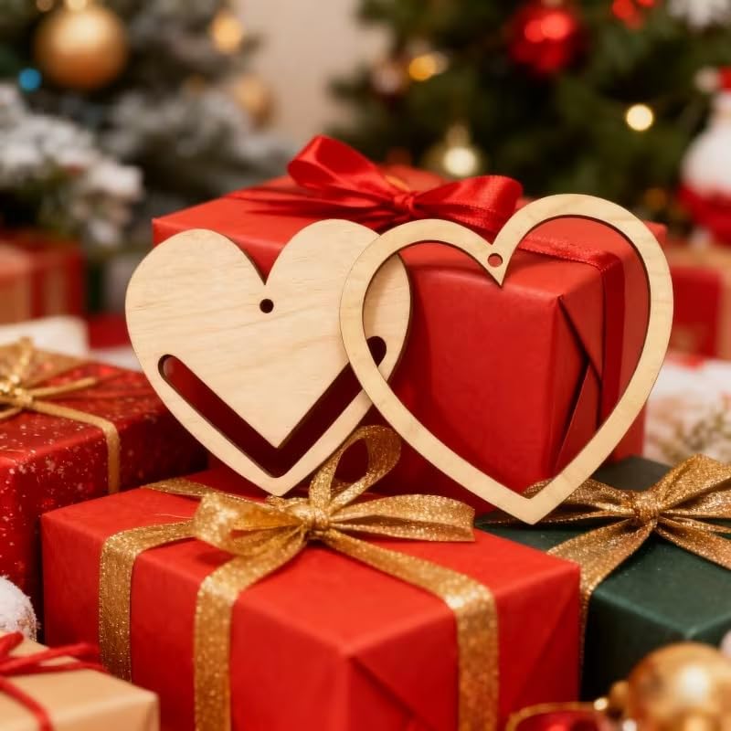 Wooden Heart Frames Macrame Findings & Romantic Decorative Hearts