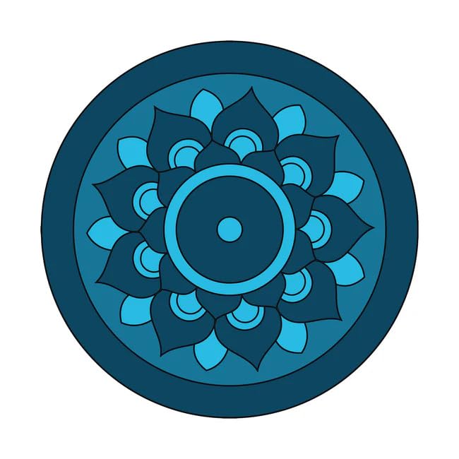 Wooden MDF Round Mandala Board – Pack of 2 Pre-Marked 10 Inch Circles for Mandala Art & Dot Painting