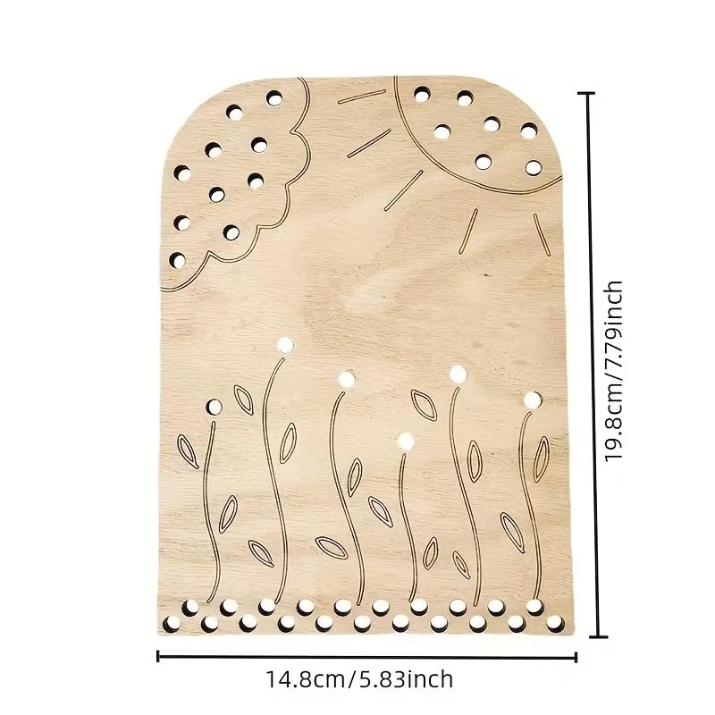 Spring Wooden Lacing Board for Kids | Montessori Threading Toy | DIY Wooden Craft Board with Holes