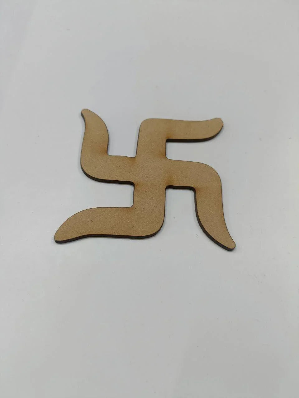 Haoser Pack 20 MDF swastik Cutout for Art and Craft, Diwali Decoration Item for Festivals,Wooden swastik Hangings Cutouts for Diwali Craft-3 Inch - Haoser