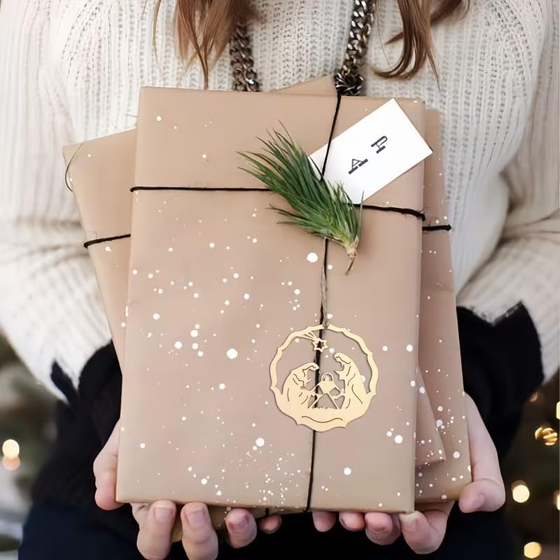 12 Pcs Pine MDF Wood Craft Blanks | 3.15 x 31.15 Inch | DIY Painting, Holiday Ornaments