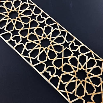 Haoser Corved Panel Geometric Wooden Panel, MDF Jali for Wall Decoration for Your Amazing Home - Haoser