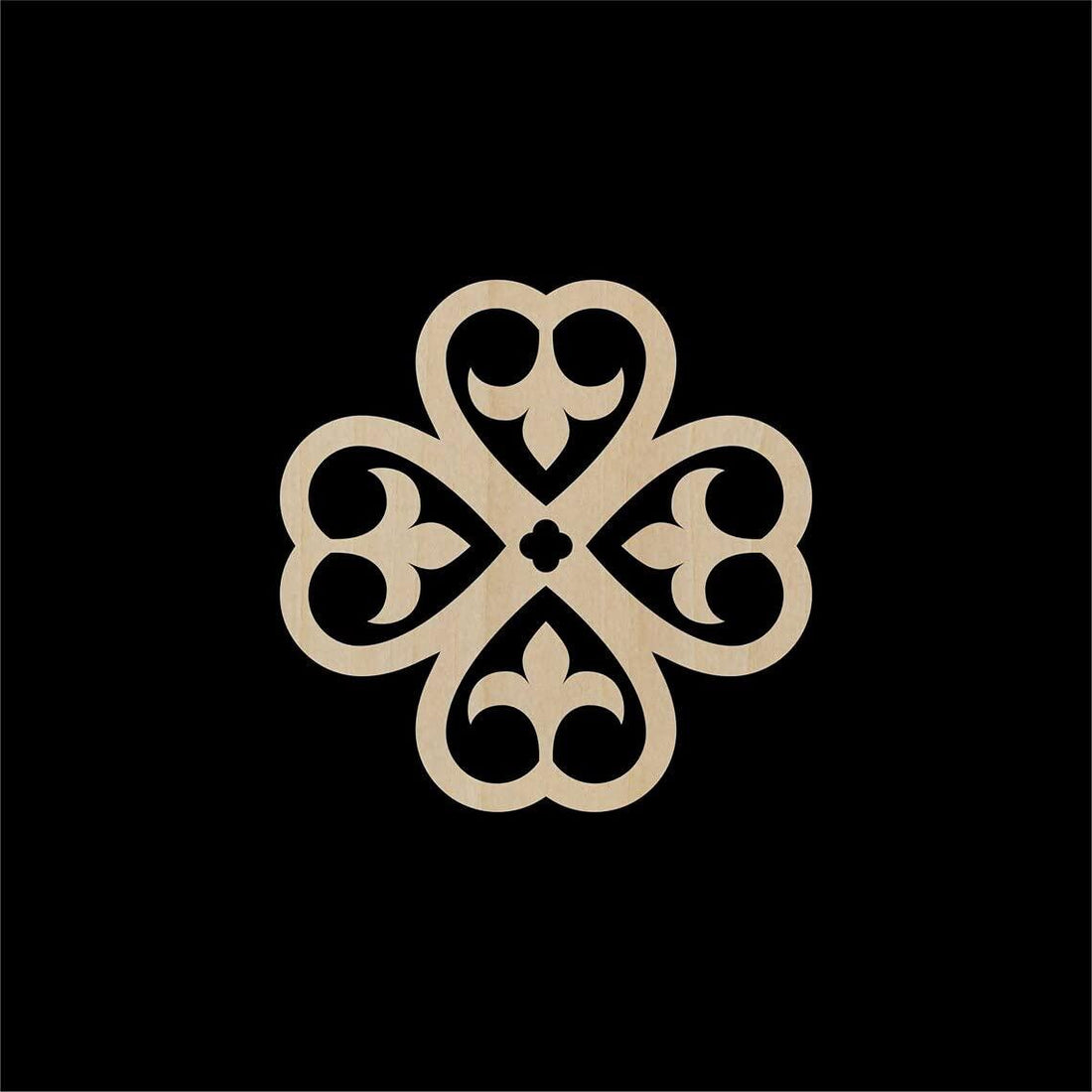 Haoser Home Décor Geometic Laser Cut Carved Panel for Living Room, Windows, Room Partition (Square Panel-11) - Haoser