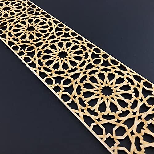 Haoser Corved Panel Geometric Wooden Panel, MDF Jali for Wall Decoration for Your Amazing Home - Haoser