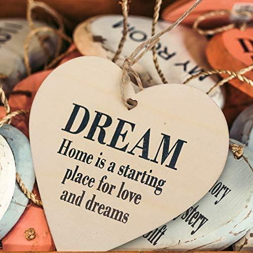 Haoser Heart MDF Pine Wood 1 inch -2.5 mm Thick Wood Hearts for Crafts, Unfinished Wooden Heart Cutouts, Heart Wood Slices Board for Resin Art, Mandala Art, Pyrography, Painting - Haoser