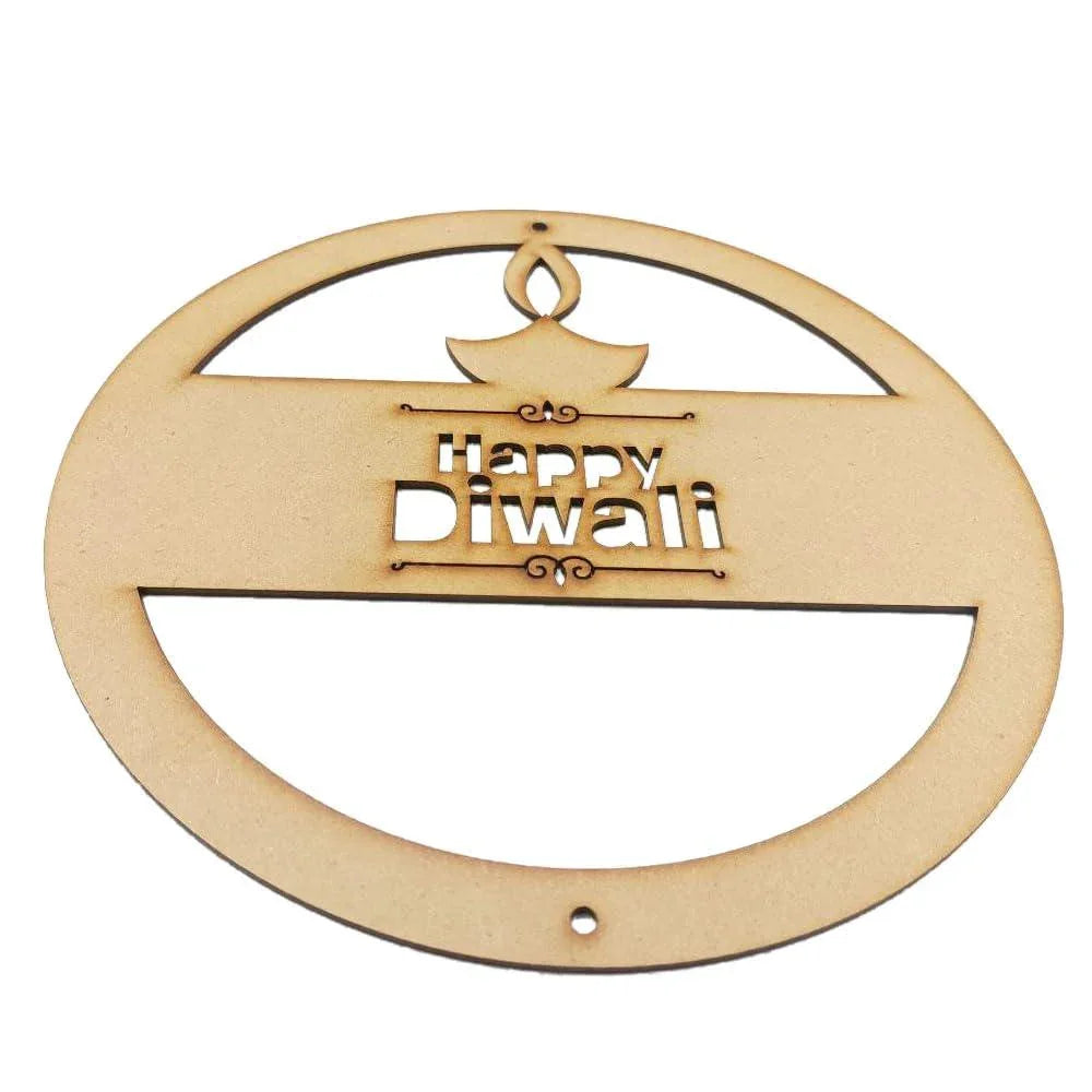 Haoser Pack 20 MDF swastik Cutout for Art and Craft, Diwali Decoration Item for Festivals,Wooden swastik Hangings Cutouts for Diwali Craft-3 Inch - Haoser