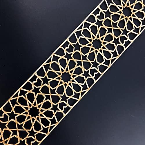 Haoser Corved Panel Geometric Wooden Panel, MDF Jali for Wall Decoration for Your Amazing Home - Haoser