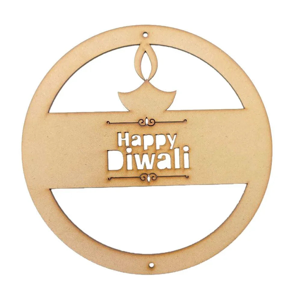 Haoser Pack 20 MDF swastik Cutout for Art and Craft, Diwali Decoration Item for Festivals,Wooden swastik Hangings Cutouts for Diwali Craft-3 Inch - Haoser