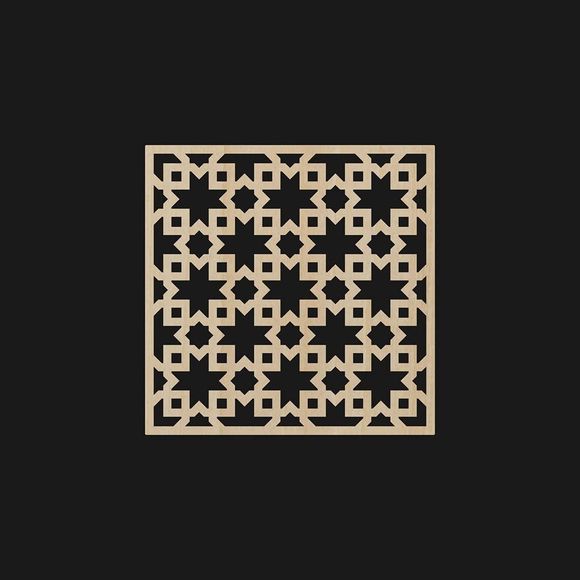 Haoser Carved Panel Decor Birch Jali for Room Partition, Screen, Divider, Door, Windows - Haoser