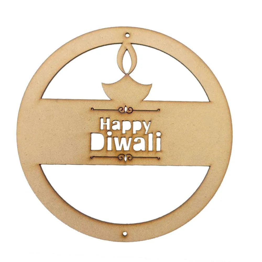 Haoser Pack 20 MDF swastik Cutout for Art and Craft, Diwali Decoration Item for Festivals,Wooden swastik Hangings Cutouts for Diwali Craft-3 Inch - Haoser