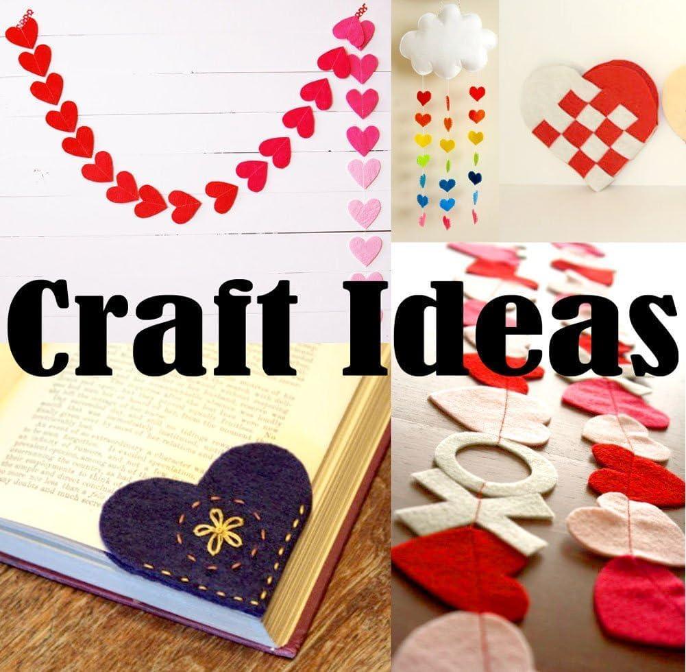 Haoser 3 inch Felt Hearts 50pc - Mix Color Pack - Haoser