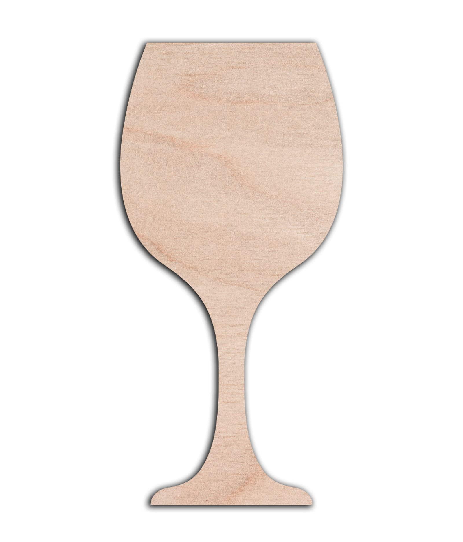 Haoser 3mm Wooden Glass Cutouts for Scrapbooking Arts Crafts DIY Decoration Display Décor - Haoser