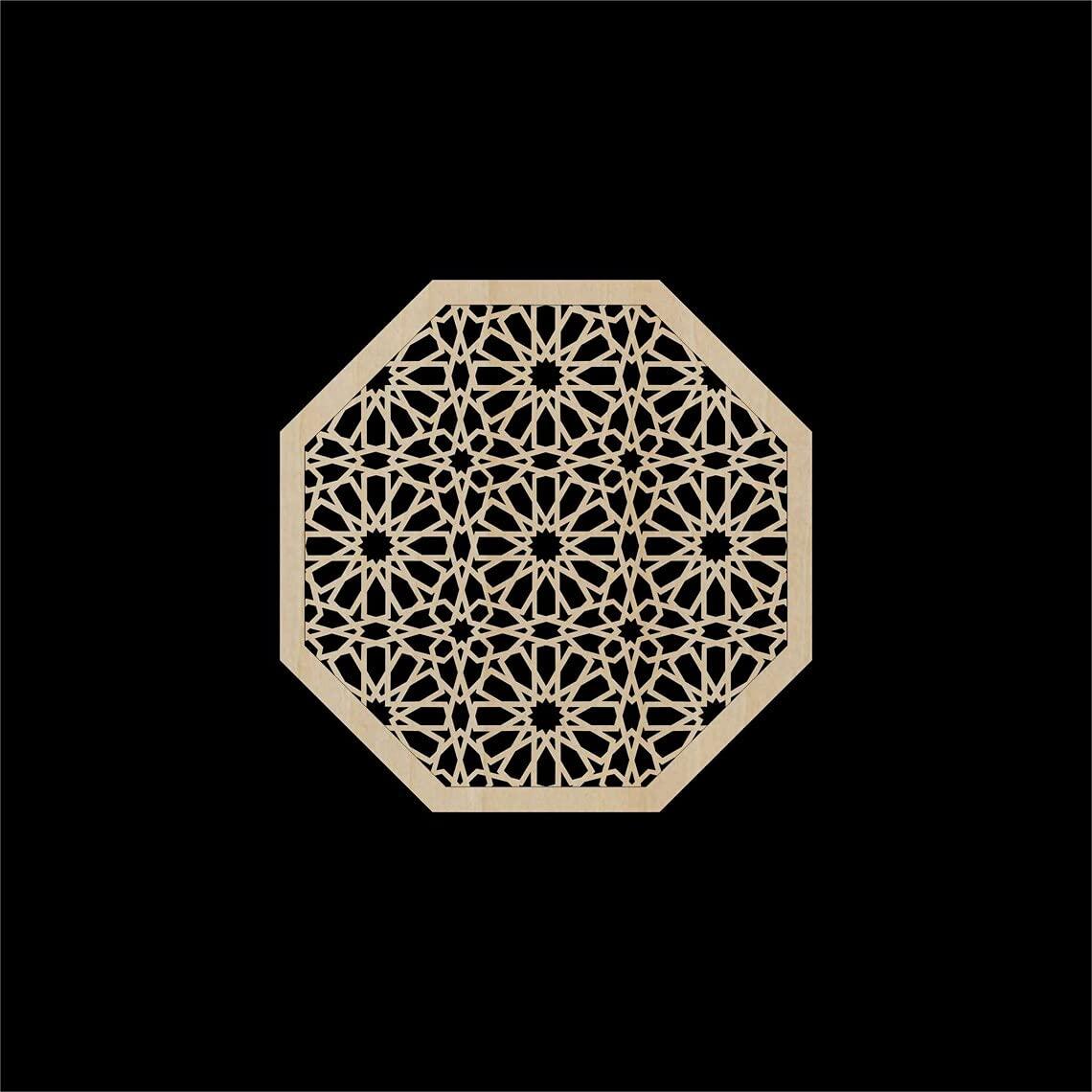 Haoser Carved Geometric Wooden Panel, Birch Ply Wooden Panel Pack of 1 -Panel-2 - Haoser