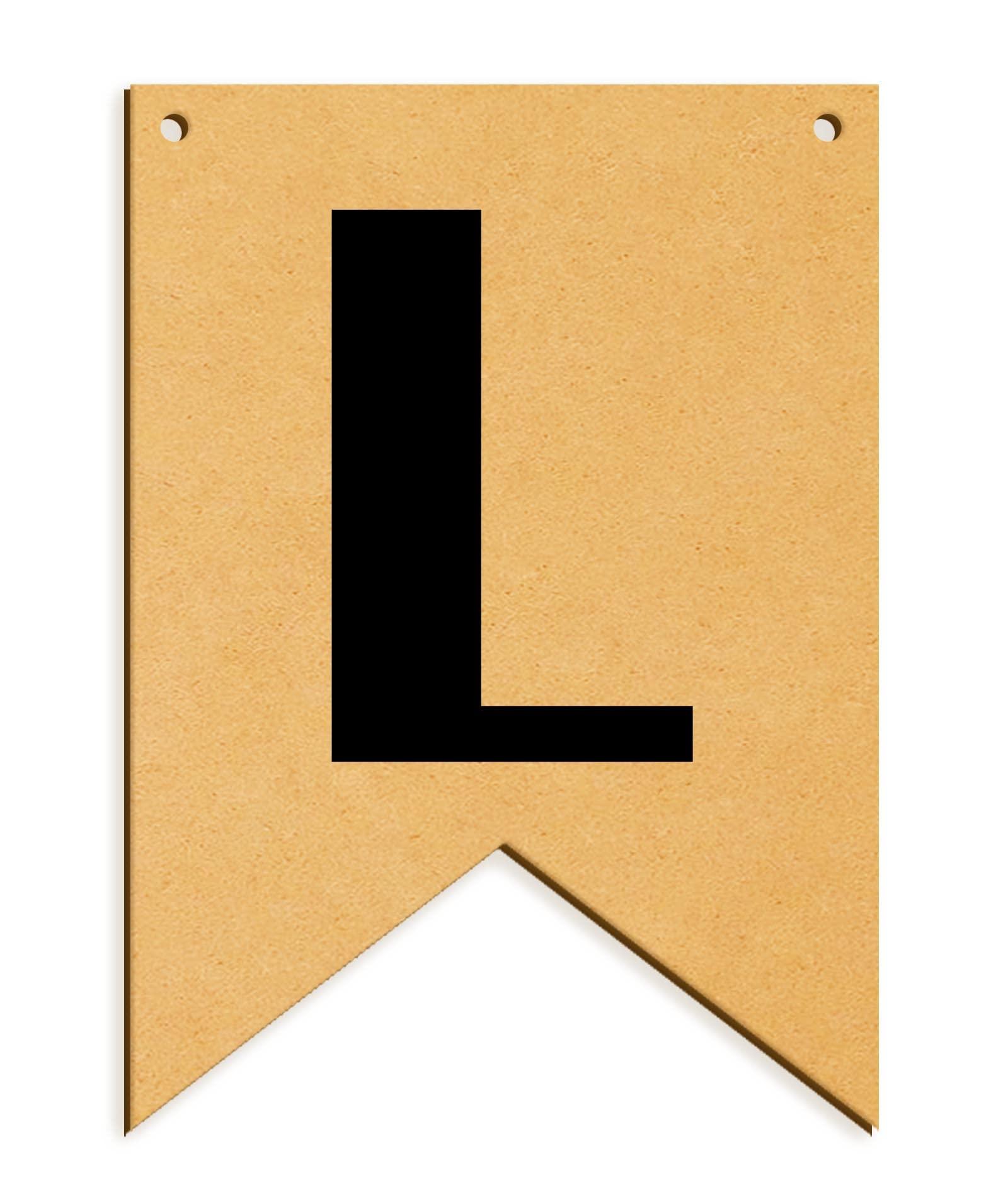 Haoser Wooden Alphabet Hanging tag for DIY Craft Projects, Birthaday Tag, Anniversary Tag - Haoser