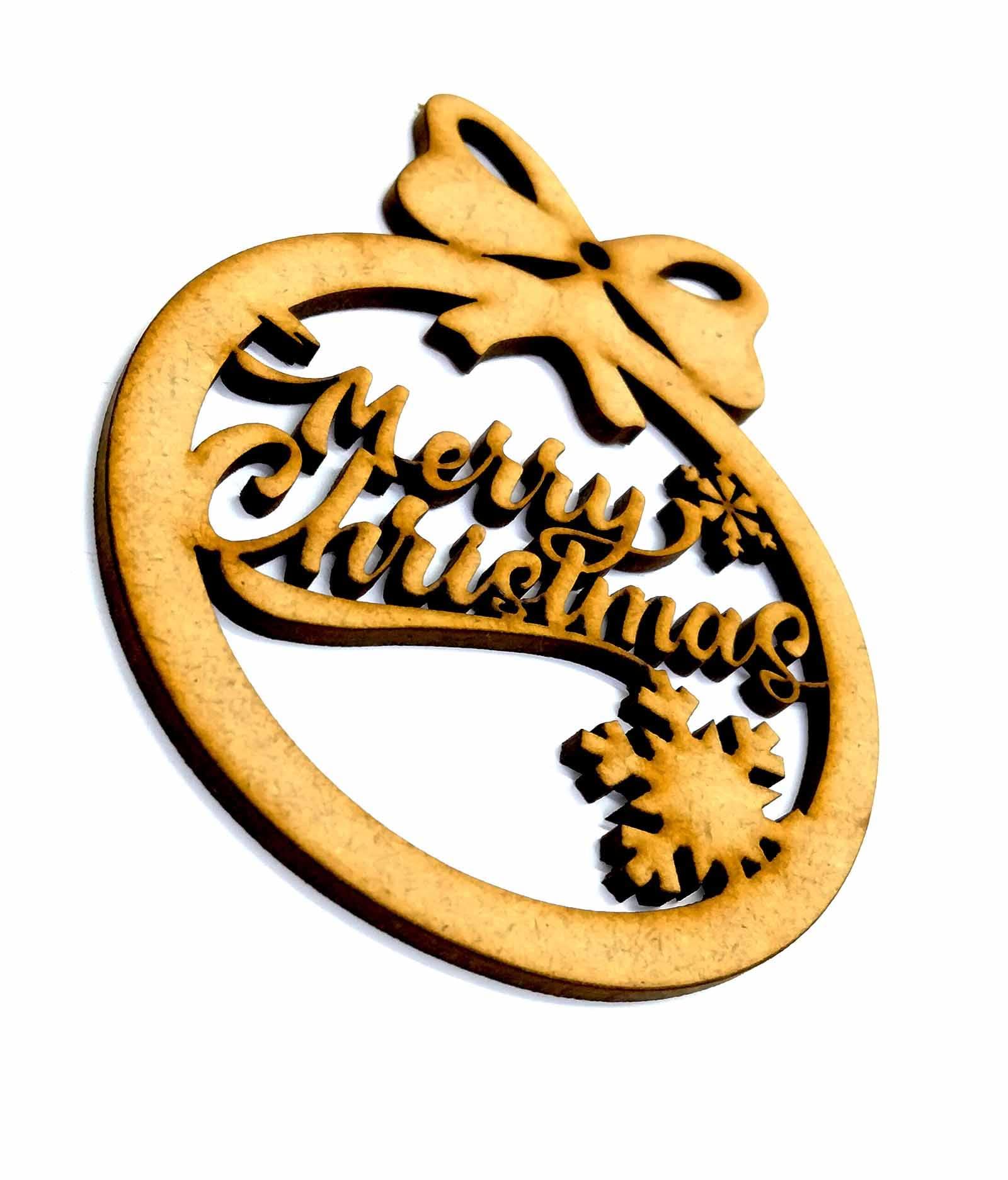 Haoser DIY Christmas Tree Ornaments for Decoration at Home | Christmas Décor | Snowflakes - Haoser