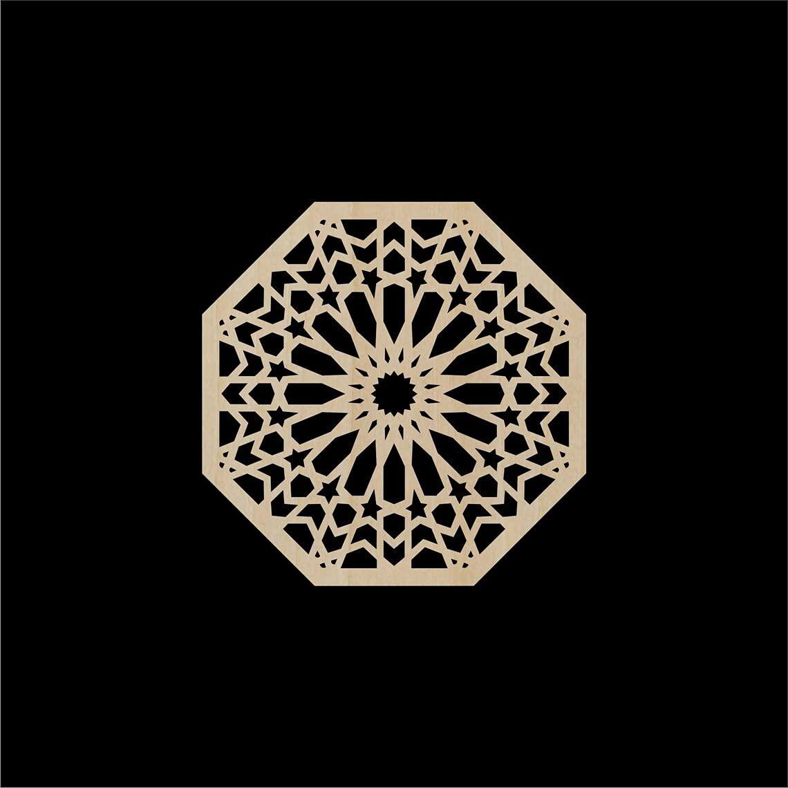 Haoser Set of 1 Carving Wooden Décor Panel for Pooja room, Living room -Panel-7 - Haoser