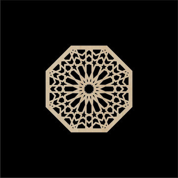 Haoser Set of 1 Carving Wooden Décor Panel for Pooja room, Living room -Panel-7 - Haoser