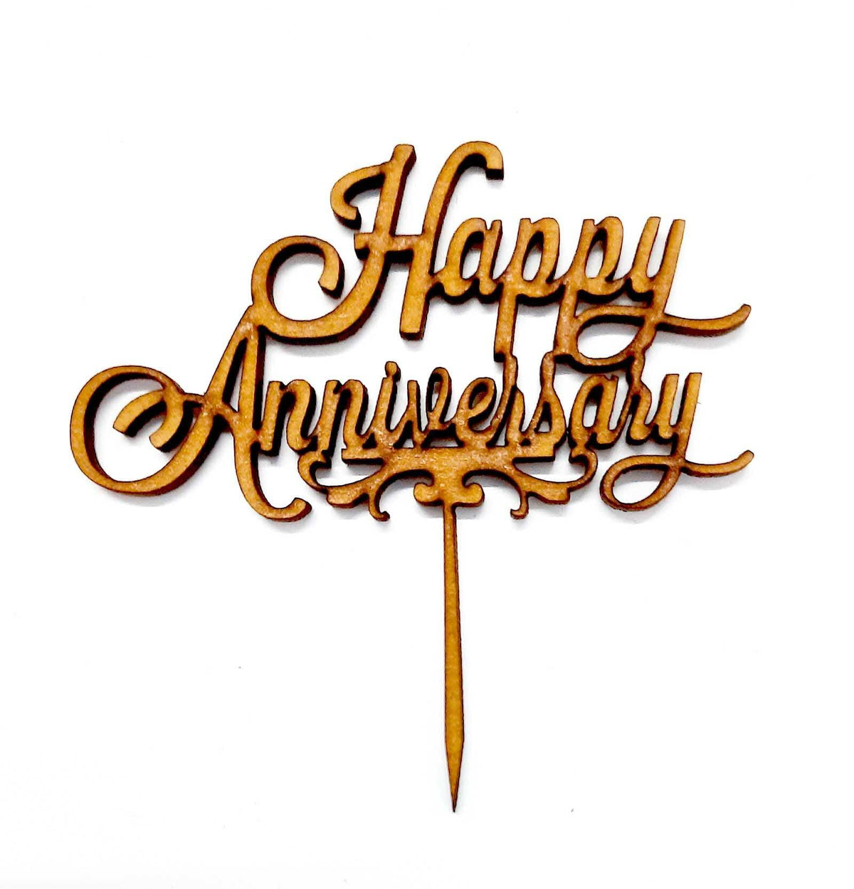 Haoser Happy Anniversary Cake Topper/Couple Happy Anniversary Party Cake Decoration Item/Special Cake Decoration - Pack of 5 - Haoser