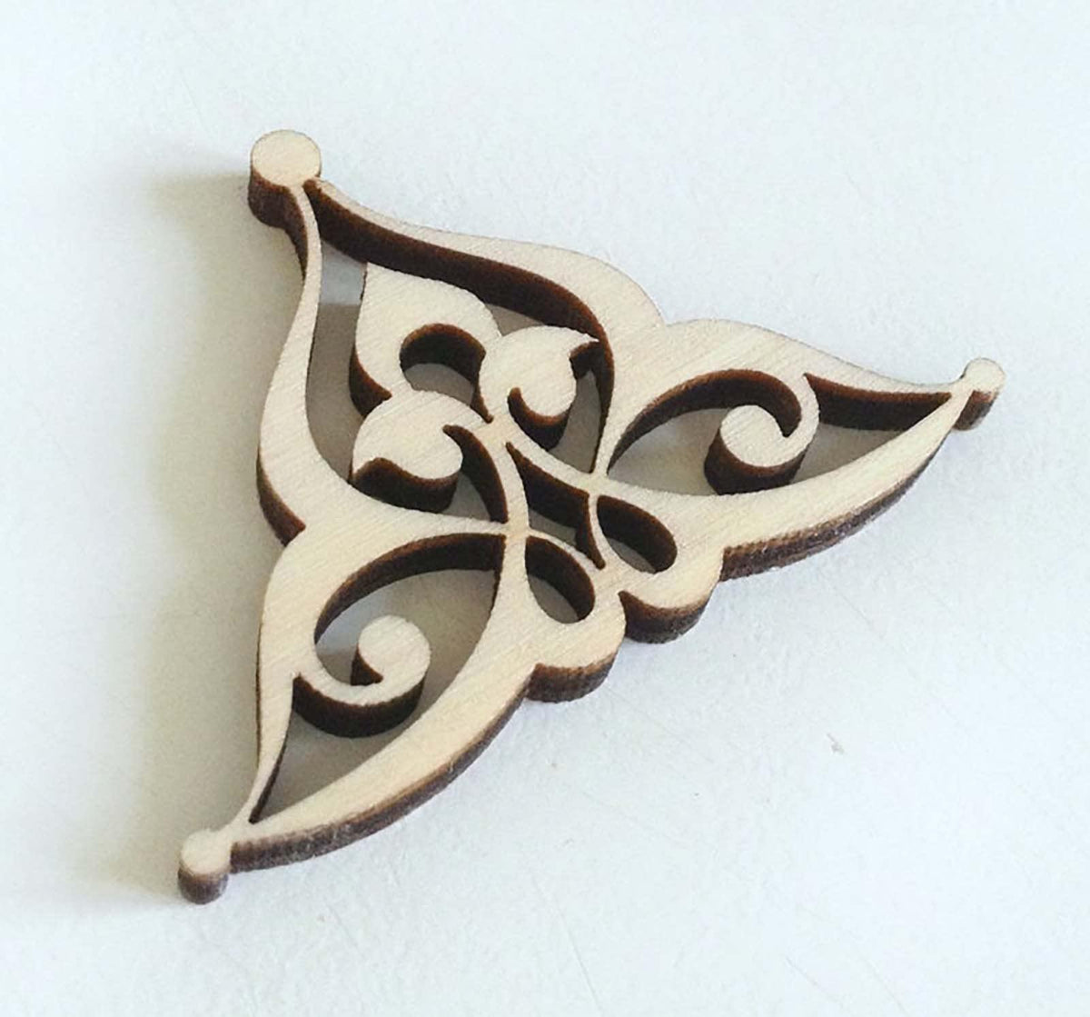 Haoser Wooden Ornaments Cutouts for Home Decor, Laser Cut Wood Cutouts for DIY Craft Project (Ornament-7) - Haoser