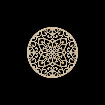 Haoser Set of 1 Carving Wooden Décor Panel for Pooja Room, Living Room -Panel-17 - Haoser