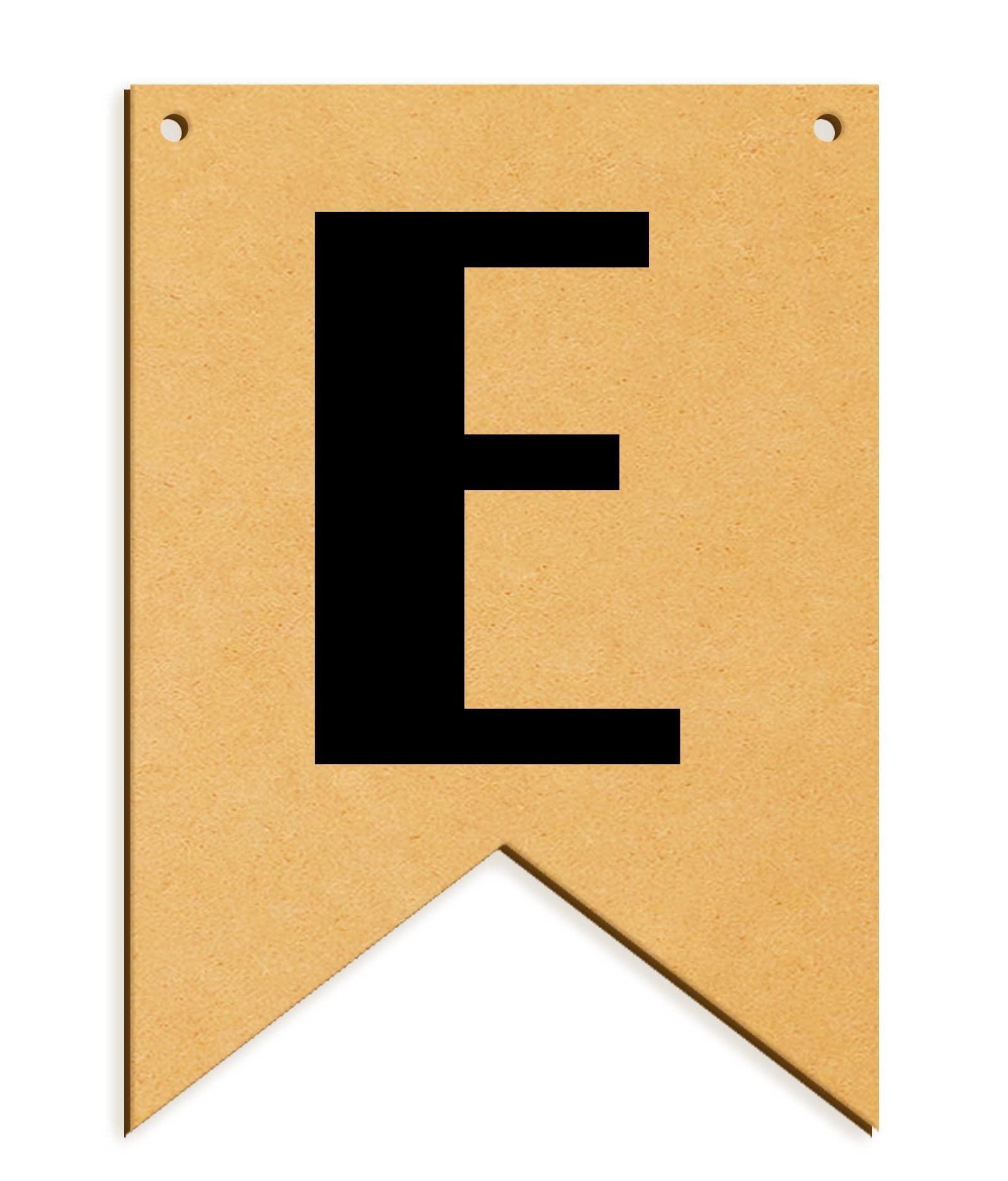 Haoser Wooden Alphabet Hanging tag for DIY Craft Projects, Birthaday Tag, Anniversary Tag - Haoser