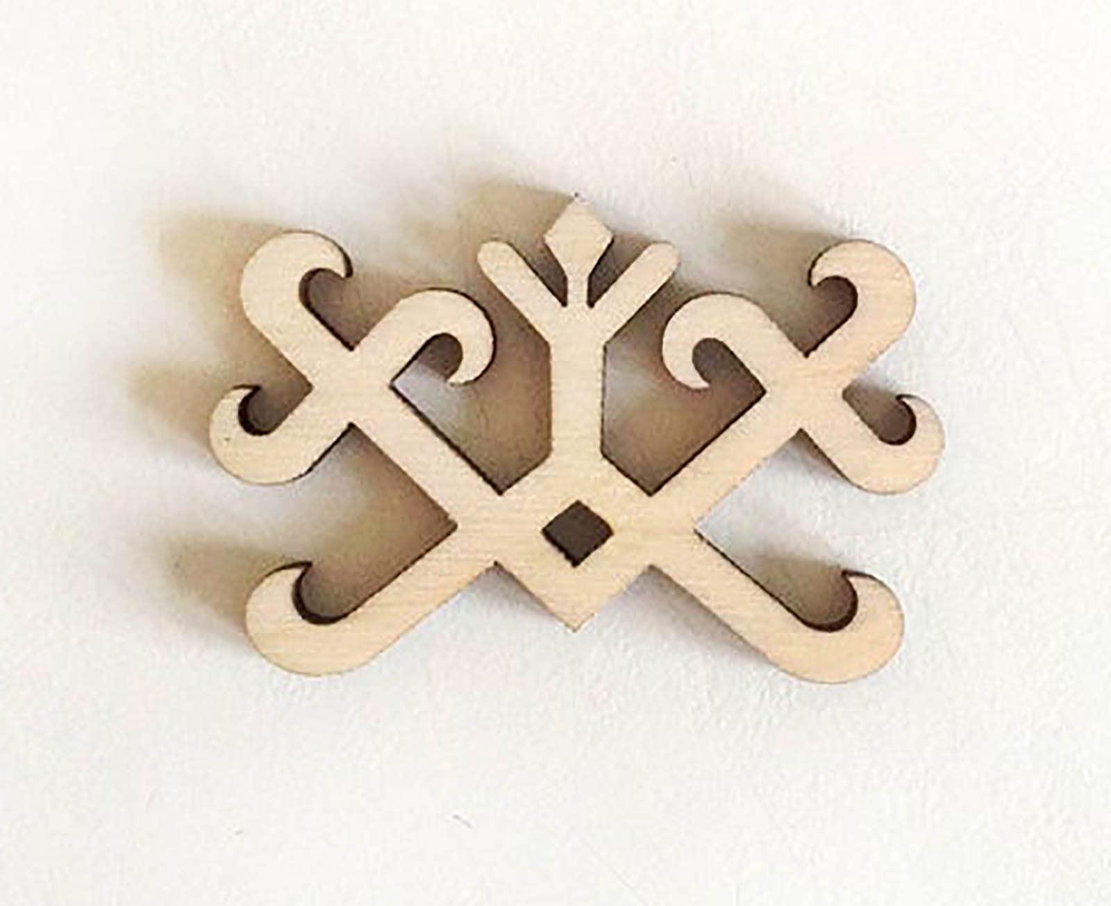 Haoser Wooden Ornaments Cutouts for Home Decor, Laser Cut Wood Cutouts for DIY Craft Project (Ornament-9) - Haoser