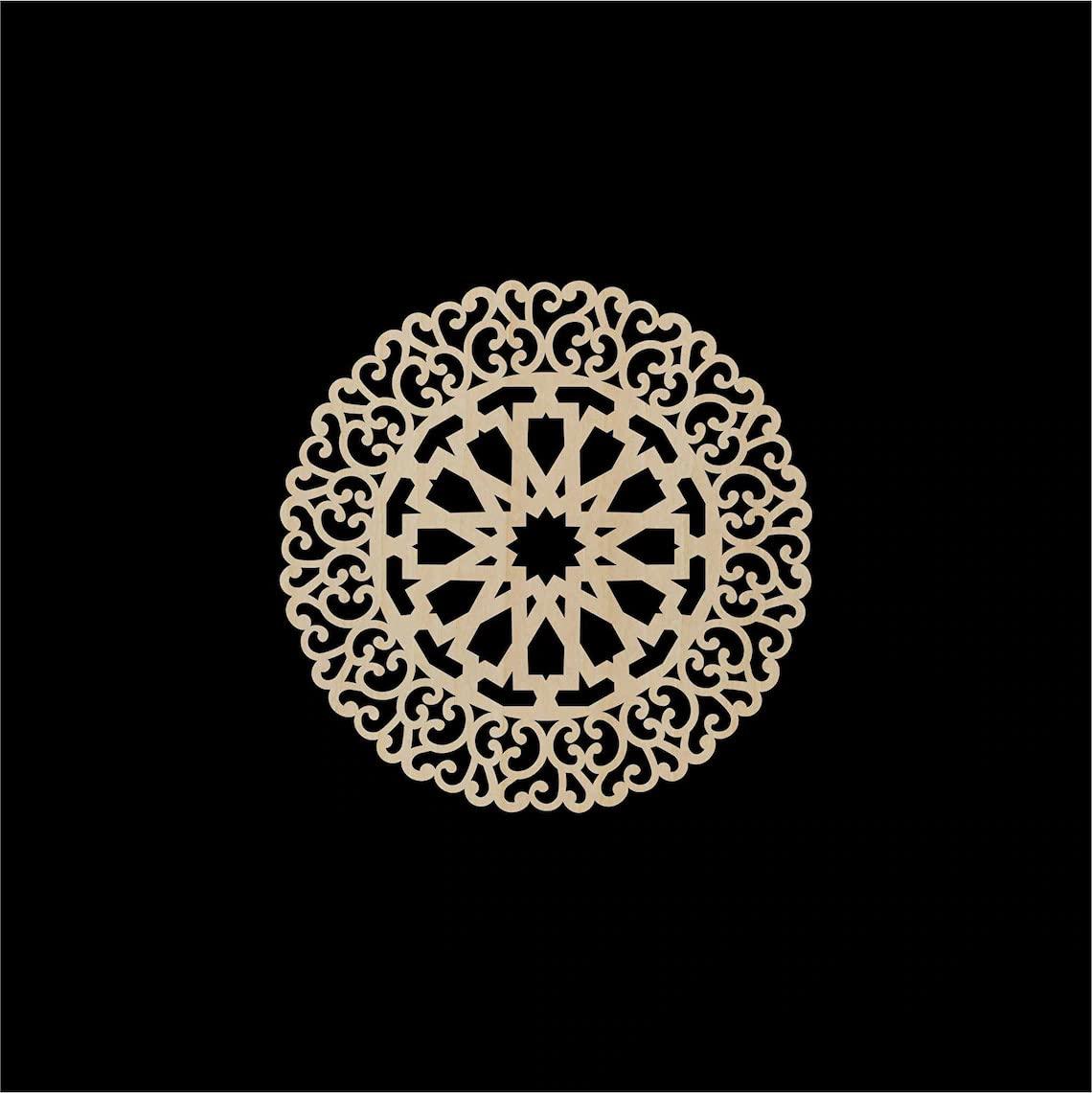Haoser Laser Cut Design Home Decorative Pack of 1 Carved Birch Ply Panel -Panel-15 - Haoser