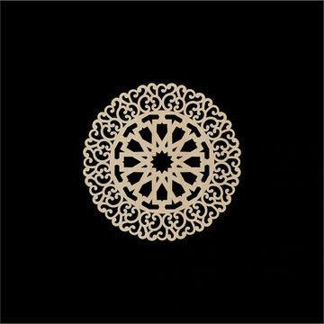 Haoser Laser Cut Design Home Decorative Pack of 1 Carved Birch Ply Panel -Panel-15 - Haoser