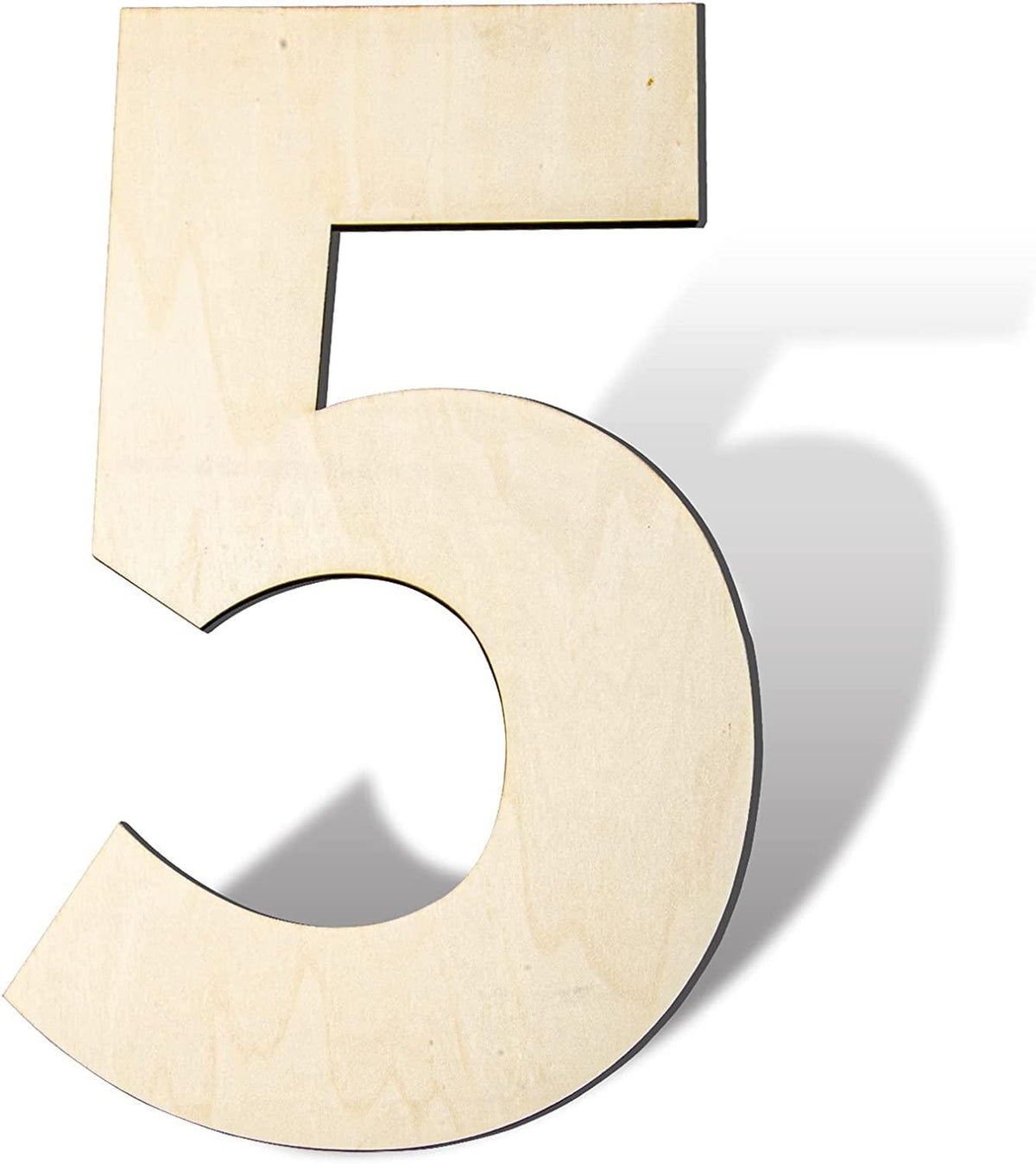 Haoser Blank Wooden Number Unfinished Wood Slices Sign Board for DIY Craft Projects Home Sign Wall Birthday Wedding Party Decoration,Wooden Numbers for Craft. - Haoser