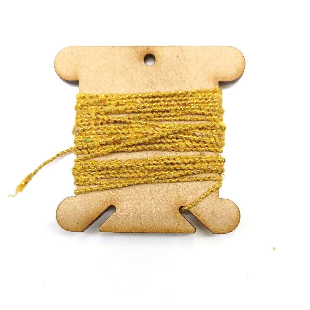 Haoser 16Pcs Wood Floss Bobbins