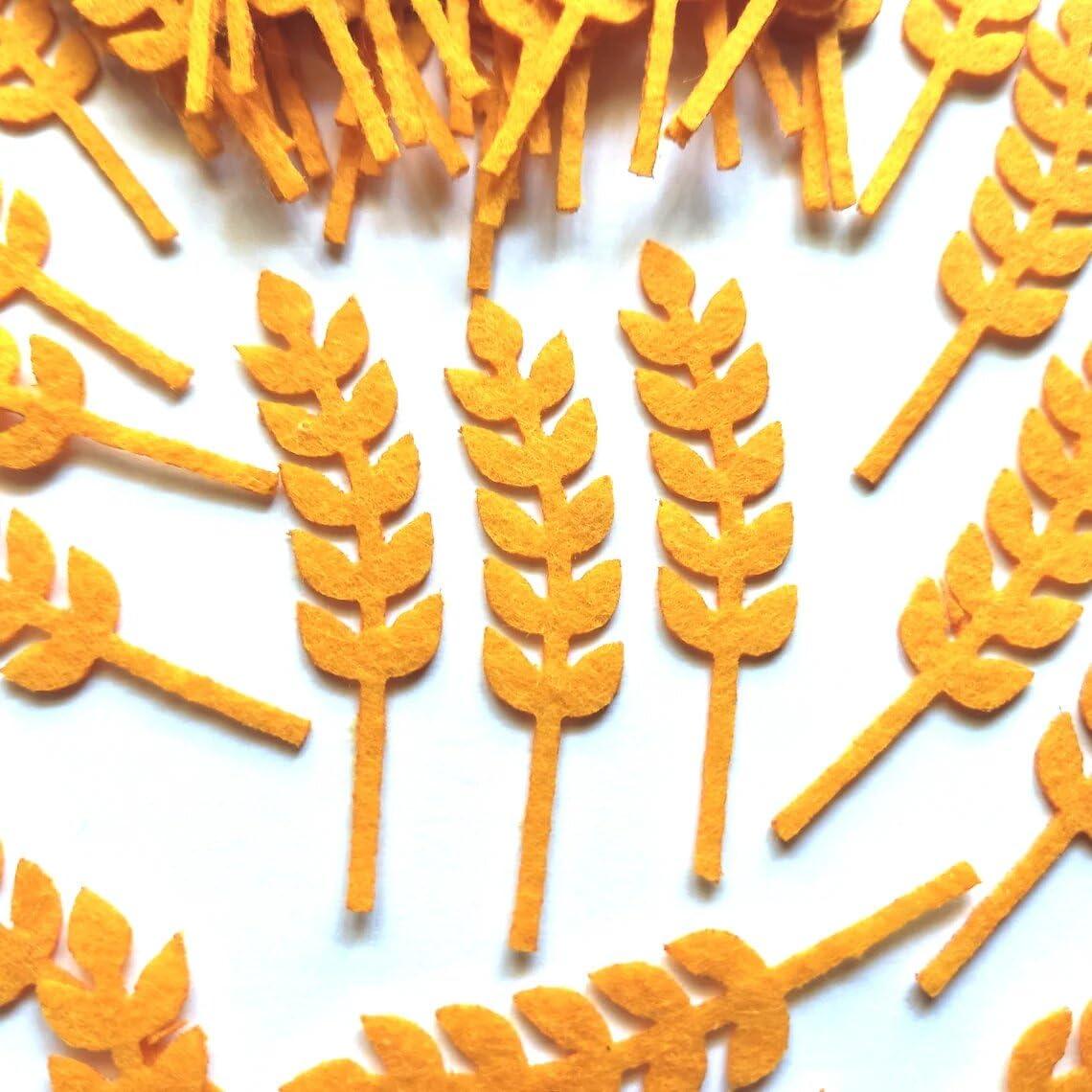 Haoser Wheat Spike Felt Die Cut Sewing Pattern Craft Supplies Sewing Craft Projects Decor Easter-20 pc