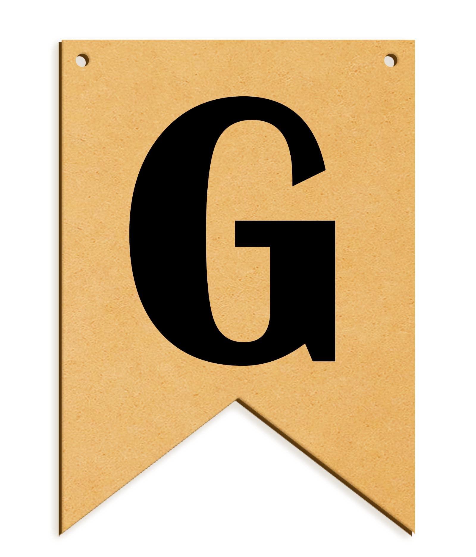 Haoser Wooden Alphabet Hanging tag for DIY Craft Projects, Birthaday Tag, Anniversary Tag - Haoser