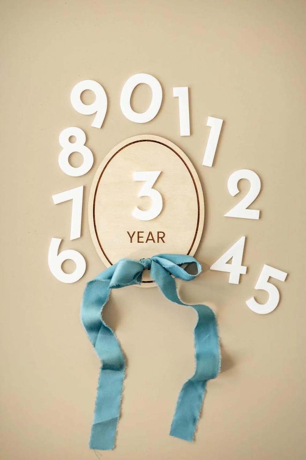 Set of 3 Wooden Baby Monthly Milestone Cards