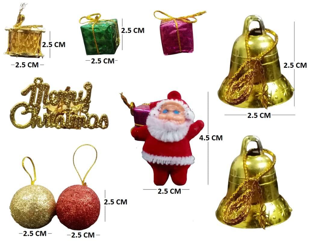 Haoser Mini Ornaments for Xmas Tree Decoration | Xmas Tree Decorations Set for Festive Cheer - Haoser