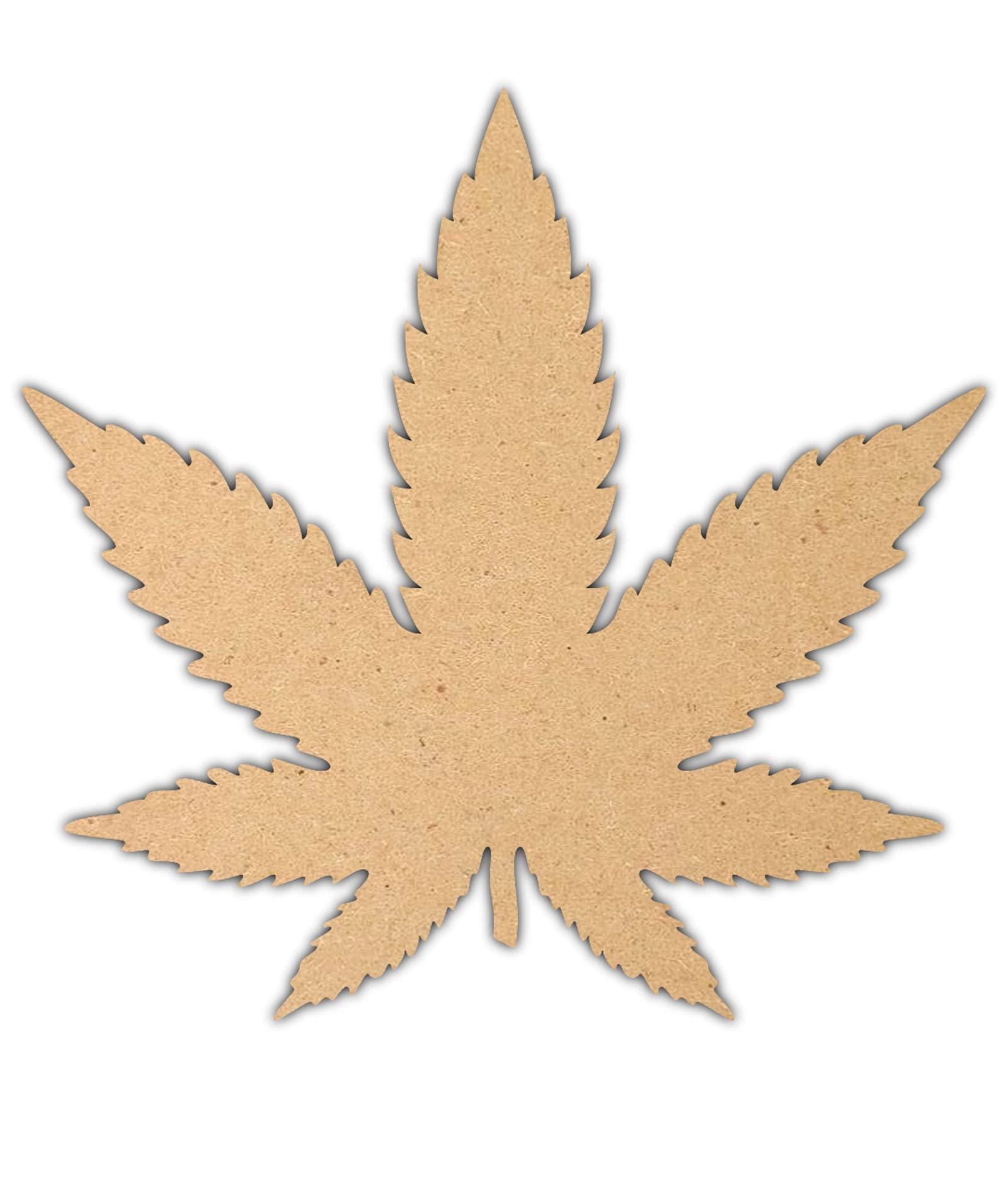 Haoser 3mm Wooden Leaf Cutouts for Scrapbooking Arts Crafts DIY Decoration Display Décor - Haoser