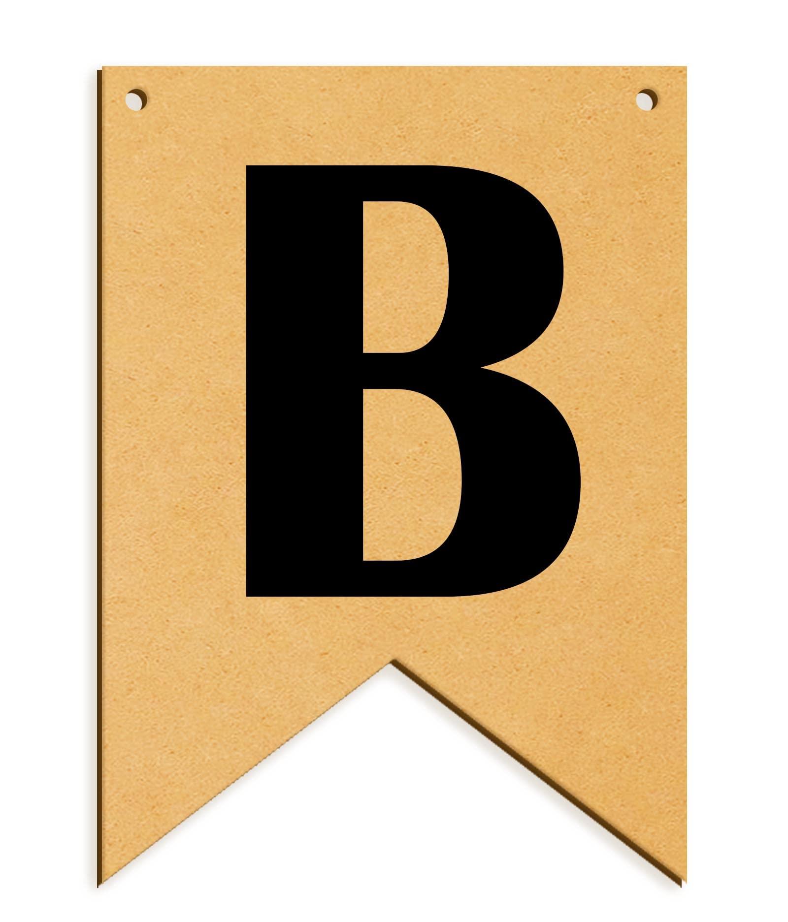 Haoser Wooden Alphabet Hanging tag for DIY Craft Projects, Birthaday Tag, Anniversary Tag - Haoser