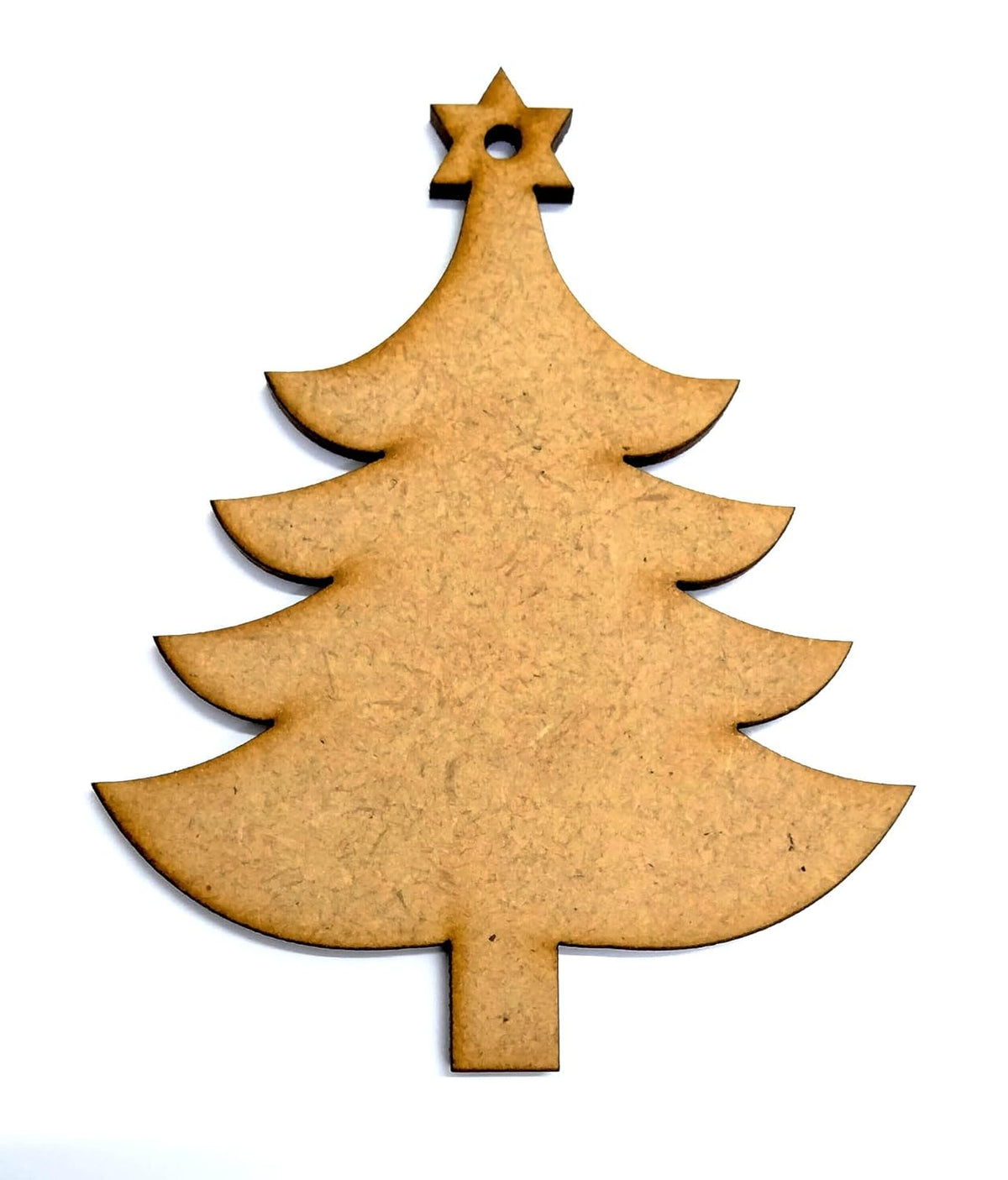 Haoser Wooden Christmas Tree Ornaments Cutout for Christmas Decoration Hanger Pack of 11, Wooden Christmas Decorations for Home