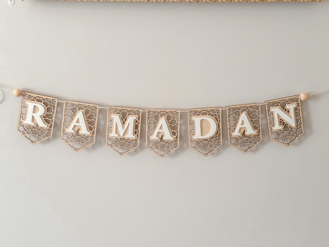 Ramadan Banner Decorations for Home 2025|Ramadan-Eid Banner, Islamic Decor