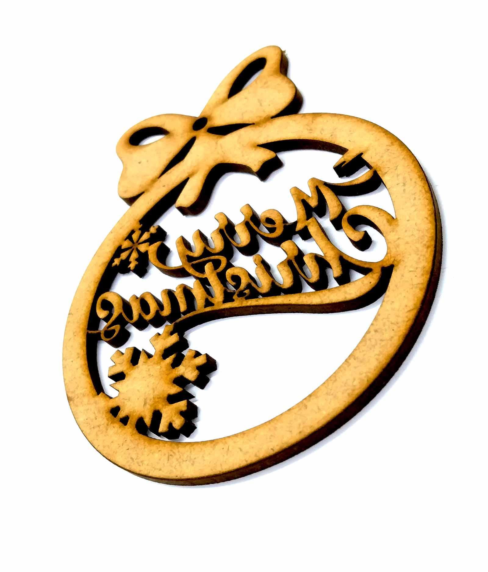 Haoser DIY Christmas Tree Ornaments for Decoration at Home | Christmas Décor | Snowflakes - Haoser