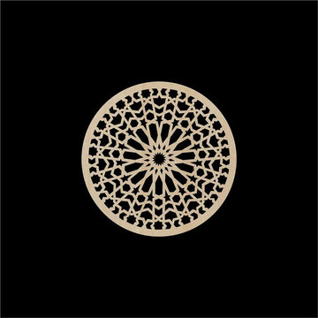 Haoser Geometic Carved Wooden Panel for Home Décor Birch Ply Jali -Panel-6 - Haoser